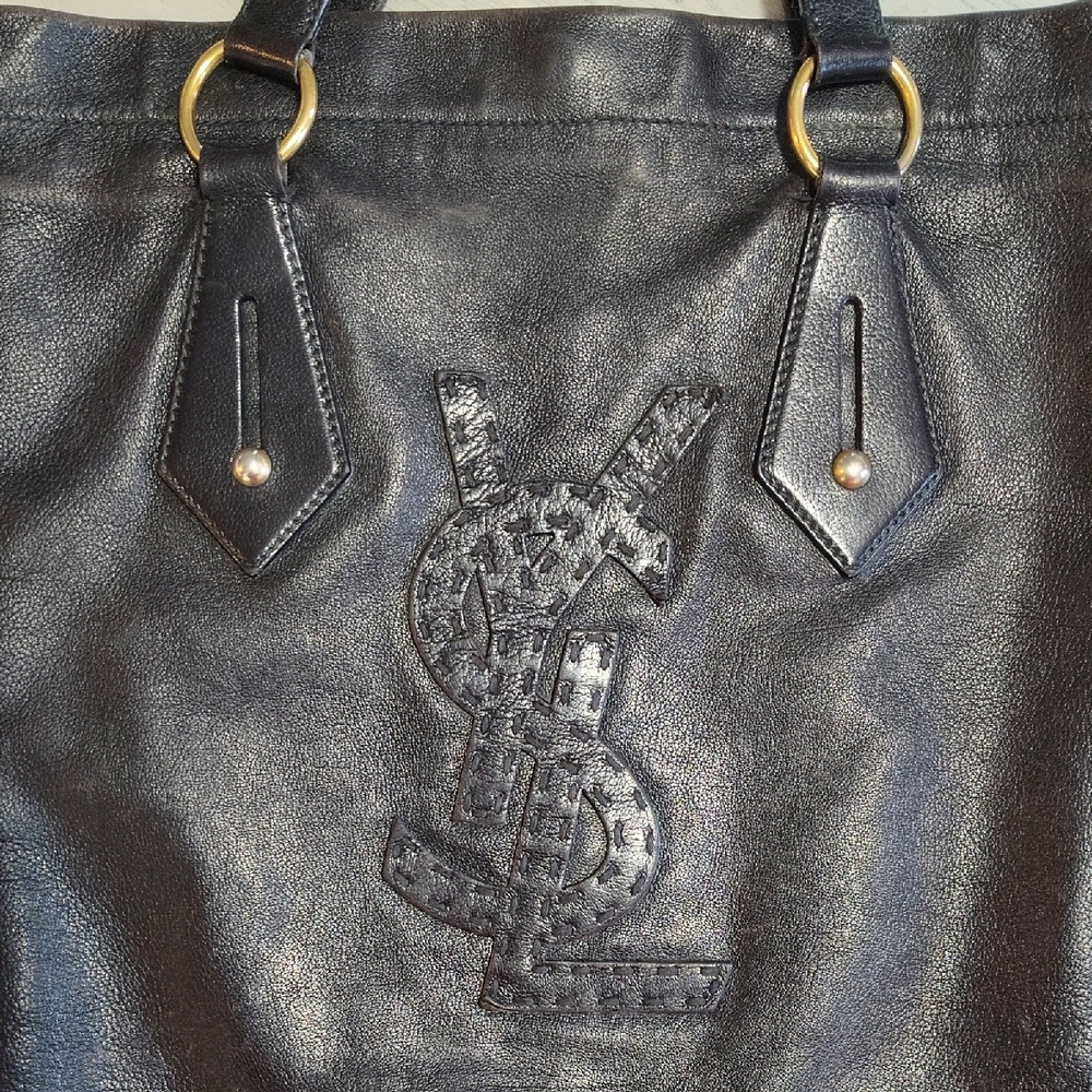 Yves Saint Laurent Elegant Black Tote and Wallet - Picture 13 of 13